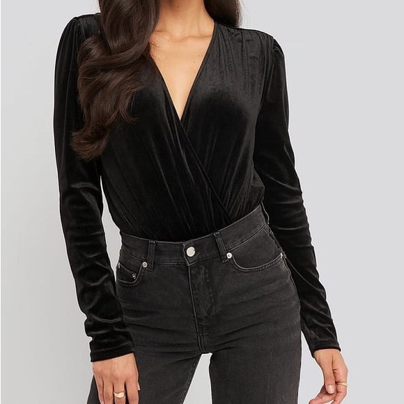 And Now This Velvet Bodysuit - Picture 2 of 7